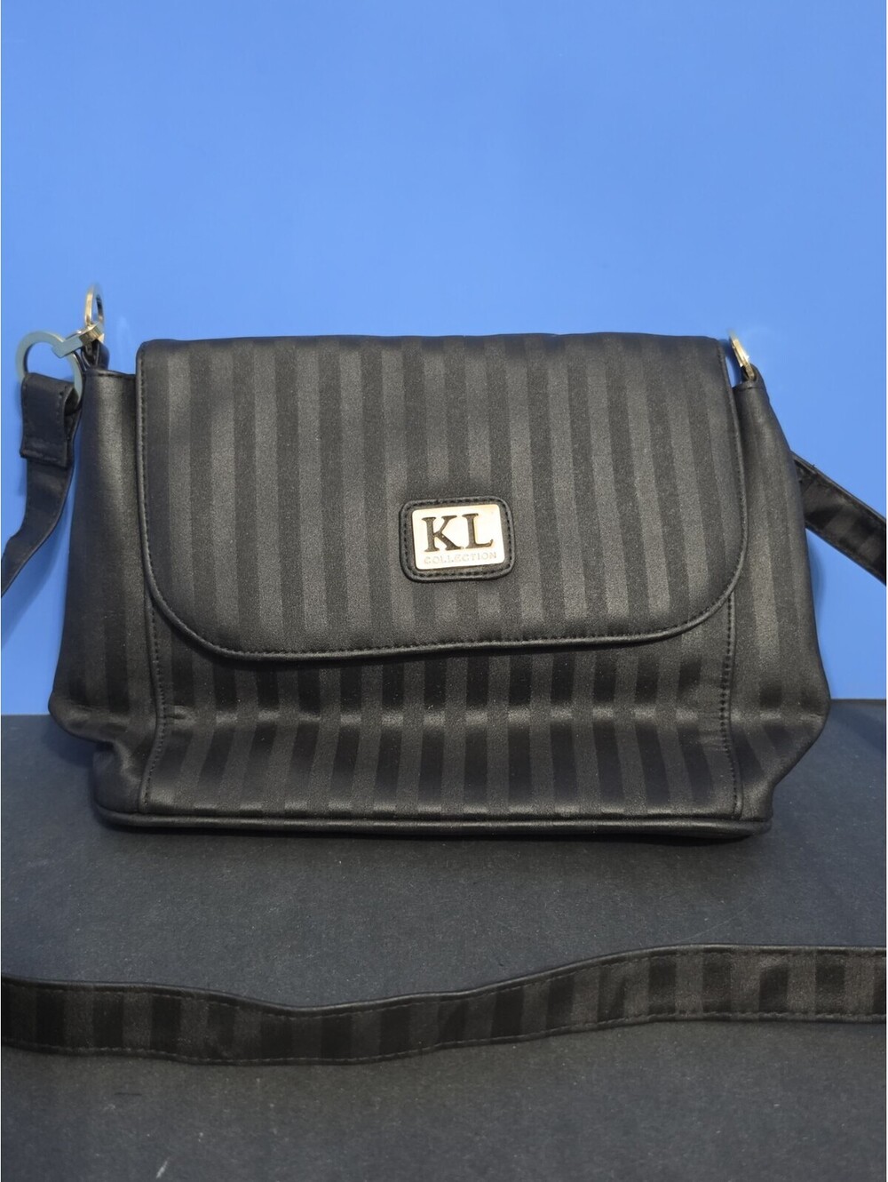 Kathy Lee KL Collection Soft Leather 90s Y2K  Black New